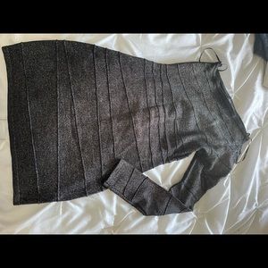 1 sleeve MIDI Dress